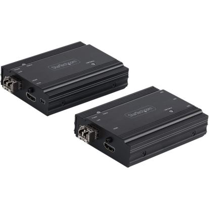 StarTech.com 4K HDMI KVM Extender over Fiber, HDMI Video & USB over Fiber, up to 984ft/300m (MultiMode), 10G MMF SFP+ Modules1