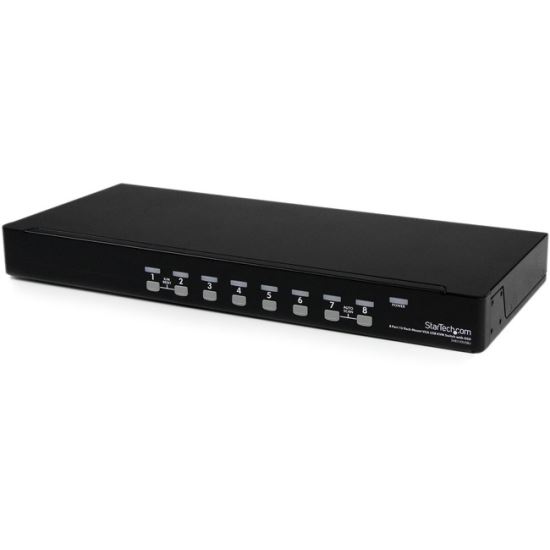 StarTech.com 8 Port 1U Rackmount USB KVM Switch with OSD1