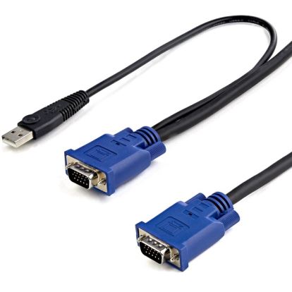 StarTech.com StarTech.com 2-in-1 - Video / USB cable - 4 pin USB Type A, HD-15 (M) - HD-15 (M) - 3.05 m1