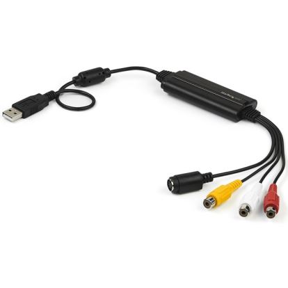 StarTech.com USB Video Capture Adapter Cable - S-Video/Composite to USB 2.0 - TWAIN Support - Analog to Digital Converter - Windows Only1