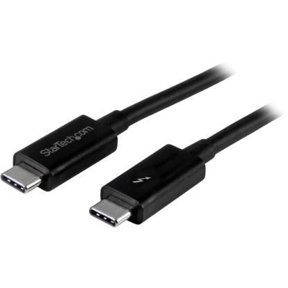 StarTech.com Thunderbolt 3 Cable - 3 ft / 1m - 4K 60Hz - 20Gbps - USB C to USB C Cable - Thunderbolt 3 USB Type C Charger Cable1