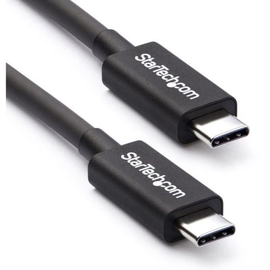 StarTech.com Thunderbolt 3 Cable - 6 ft / 2m - 4K 60Hz - 20Gbps - USB C to USB C Cable - Thunderbolt 3 USB Type C Charger Cable1