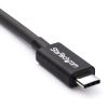 StarTech.com Thunderbolt 3 Cable - 6 ft / 2m - 4K 60Hz - 20Gbps - USB C to USB C Cable - Thunderbolt 3 USB Type C Charger Cable2