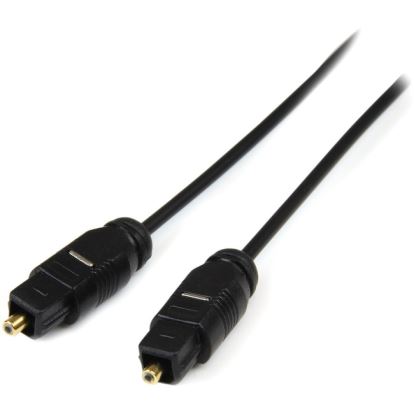 StarTech.com 15 ft Thin Toslink Digital Optical SPDIF Audio Cable1