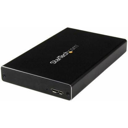 StarTech.com 2.5" IDE Hard Drive Enclosure - Supports UASP - Aluminum - IDE and SATA - USB 3.0 HDD Enclosure - External Drive1