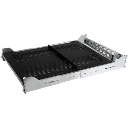 StarTech.com 2U Vented Sliding Rack Shelf w/ Cable Management Arm & Adjustable Mounting Depth - 125lbs / 56.7kg1