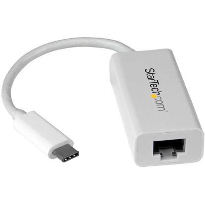 StarTech.com USB-C to Gigabit Ethernet Adapter - White - Thunderbolt 3 Port Compatible - USB Type C Network Adapter1