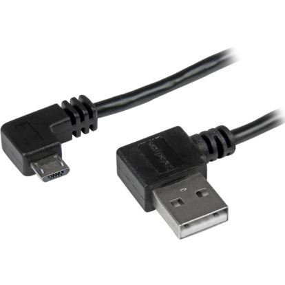 StarTech.com 1m 3 ft Micro-USB Cable with Right-Angled Connectors - M/M - USB A to Micro B Cable1