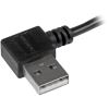 StarTech.com 1m 3 ft Micro-USB Cable with Right-Angled Connectors - M/M - USB A to Micro B Cable3