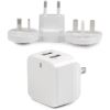 StarTech.com Travel USB Wall Charger - 2 Port - White - Universal Travel Adapter - International Power Adapter - USB Charger1