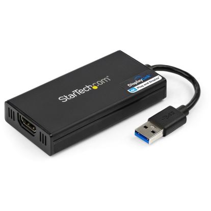StarTech.com USB 3.0 to HDMI Adapter, 4K 30Hz, DisplayLink Certified, USB Type-A to HDMI Display Adapter Converter, External Graphics Card1