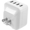 StarTech.com Travel USB Wall Charger - 4 Port - White - Universal Travel Adapter - International Power Adapter - USB Charger2