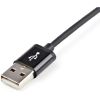 StarTech.com 1m (3ft) Black Apple&reg; 8-pin Lightning Connector to USB Cable for iPhone / iPod / iPad3