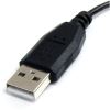 StarTech.com 3 ft Micro USB Cable - A to Left Angle Micro B3