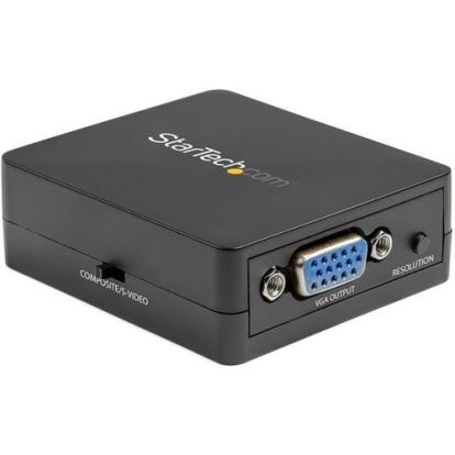StarTech.com Composite to VGA Video Converter - 1920x1200 - Composite Video Scaler - S Video to VGA Adapter (VID2VGATV3)1
