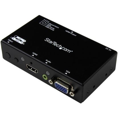StarTech.com 2x1 HDMI + VGA to HDMI Converter Switch w/ Automatic and Priority Switching - 1080p1