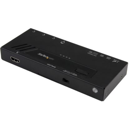 StarTech.com 4-Port HDMI Automatic Video Switch - 4K 2x1 HDMI Switch with Fast Switching, Auto-Sensing and Serial Control1