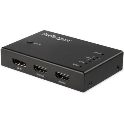StarTech.com 4 Port HDMI Video Switch - 3x HDMI & 1x DisplayPort - 4K 60Hz - Multi Port HDMI Switch Box w/ Automatic Switcher (VS421HDDP)1