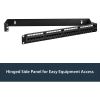 StarTech.com 1U 19in Hinged Wallmounting Bracket for Patch Panel10