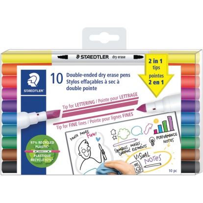 Staedtler Double-ended Dry Erase Pens1