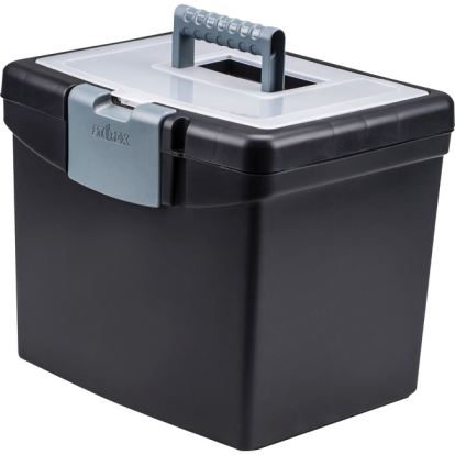 Storex Portable File Storage Box with XL Lid1