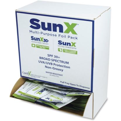 SunX CoreTex SPF30 Sunscreen Towelettes with Dispenser1