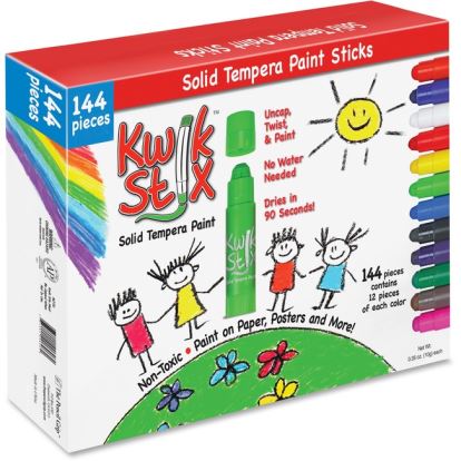 The Pencil Grip Kwik Stix 144-Piece Tempera Paint Sticks1