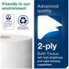 Advanced Mini-Jumbo Roll Bath Tissue, Septic Safe, 2-Ply, White, 3.48" x 751 ft, 12 Rolls/Carton4