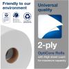 Universal Bath Tissue Roll with OptiCore, Septic Safe, 2-Ply, White, 865 Sheets/Roll, 36/Carton1