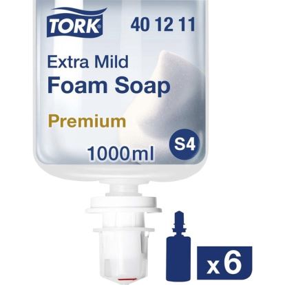 Tork Extra Mild Foam Soap - 401211 - for S4 Dispenser Systems, 1 x 33.815 fl oz1