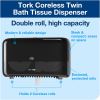 Tork Twin Bath Tissue Roll Dispenser Black T77