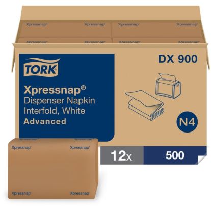 Tork Xpressnap&reg; White Dispenser Napkin N41