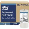 Universal Perforated Kitchen Towel Roll, 2-Ply, 11 x 9, White, 210 Sheets/Roll,12RL/CT1