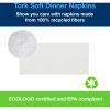 TORK White Soft Dinner Napkin - 1/8 Fold4