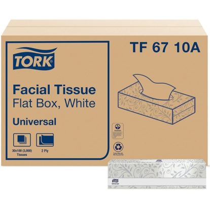 TORK Universal Facial Tissue Flat Box1