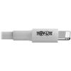 Tripp Lite 3ft Lightning USB Sync/Charge Cable for Apple Iphone / Ipad White 3'5