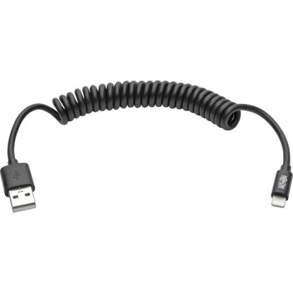 Tripp Lite Lightning Connector USB Coiled Cable1
