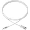 Tripp Lite 6ft Lightning USB/Sync Charge Cable for Apple Iphone / Ipad White 6'2