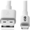Tripp Lite 6ft Lightning USB/Sync Charge Cable for Apple Iphone / Ipad White 6'4