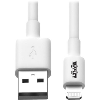 Tripp Lite USB Sync/Charge Cable with Lightning Connector, White, 10 ft. (3 m)1