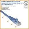 Tripp Lite Cat6 Gigabit Snagless Molded Patch Cable (RJ45 M/M) Blue, 50'2