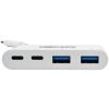 Tripp Lite 4-Port USB 3.1 Gen 1 Portable Hub, USB-C to (x2) USB-A and (x2) USB-C3