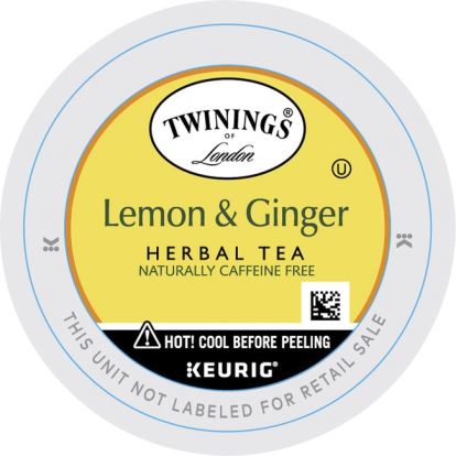 Twinings of London Lemon & Ginger Herbal Tea K-Cup1
