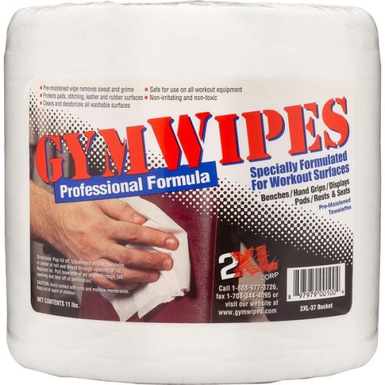 Gym Wipes Professional, 6 x 8, Unscented, 700/Pack, 4 Packs/Carton1