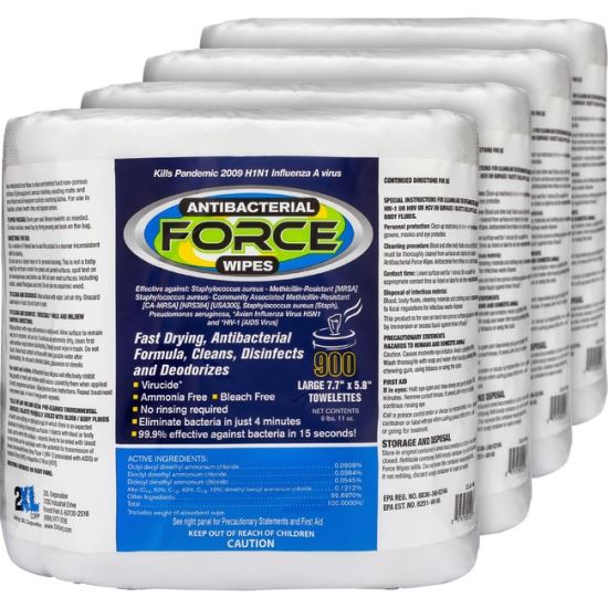 2XL Antibacterial Force Wipes Bucket Refill1