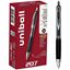 Signo 207 Gel Pen, Retractable, Micro 0.5 mm, Black Ink, Smoke/Black Barrel, Dozen1