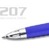 207 Mechanical Pencil, 0.7 mm, HB (#2), Black Lead, Blue Barrel, Dozen3