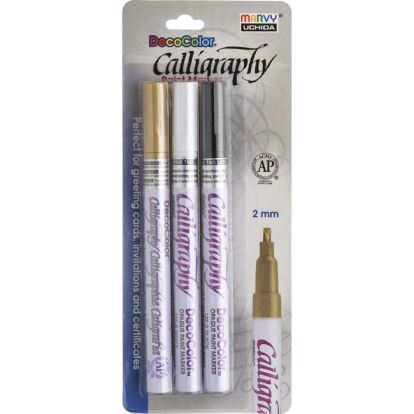 Marvy DecoColor Calligraphy Paint Markers1