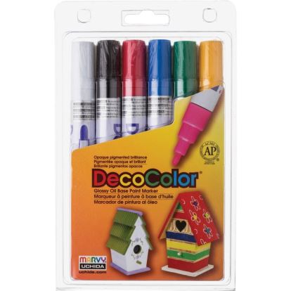 Marvy DecoColor Glossy Oil Base Paint Markers1