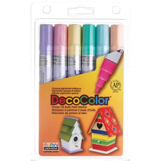 Marvy DecoColor Glossy Oil Base Paint Markers1